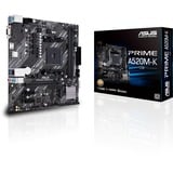 ASUS PRIME A520M-K, Socket AM4 carte mère RAID, Gb-LAN, Sound, µATX