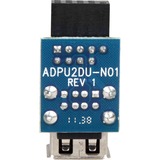 DeLOCK 1 x 9-pin 2.54 mm/2 x USB 2.0-A Noir, Bleu, Argent, Adaptateur 1 x 9-pin 2.54 mm, 2 x USB 2.0-A, Noir, Bleu, Argent