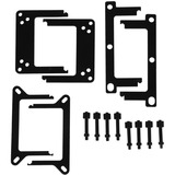 Alphacool 12936 pièce et accessoire pour systèmes de refroidissement d'ordinateurs Bloc d'eau, Refroidisseur CPU Noir, Bloc d'eau, Nylon, Noir, LGA 2011 (Socket R), LGA 2011-v3 (Socket R), LGA 2066, LGA 3647 (Socket P), Socket SP3, Socket TR4, 63,8 mm, 79 mm