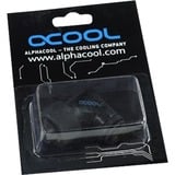 Alphacool 13/10 Pièce de Couplage 90°, Connecteur Noir, Raccord, Laiton, Noir, 1/4", 90°, 34 mm