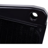 Alphacool 14243 pièce et accessoire pour systèmes de refroidissement d'ordinateurs Radiateur Noir, Radiateur, Laiton, Acier, Noir, 144 mm, 477 mm, 30 mm