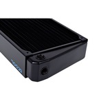 Alphacool 14244 pièce et accessoire pour systèmes de refroidissement d'ordinateurs Radiateur Noir, Radiateur, Laiton, Acier, Noir, 144 mm, 195 mm, 45 mm