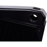 Alphacool 14244 pièce et accessoire pour systèmes de refroidissement d'ordinateurs Radiateur Noir, Radiateur, Laiton, Acier, Noir, 144 mm, 195 mm, 45 mm