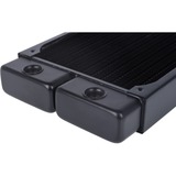 Alphacool 14345 pièce et accessoire pour systèmes de refroidissement d'ordinateurs Radiateur Noir, Radiateur, Acier, Noir, 12 cm, 124 mm, 394,5 mm