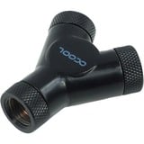 Alphacool 17066 pièce et accessoire pour systèmes de refroidissement d'ordinateurs Raccords, Connecteur Noir, Raccords, Laiton, Noir, 1,8 cm