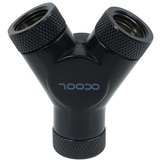 Alphacool 17066 pièce et accessoire pour systèmes de refroidissement d'ordinateurs Raccords, Connecteur Noir, Raccords, Laiton, Noir, 1,8 cm