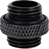 Alphacool 17399 pièce et accessoire pour systèmes de refroidissement d'ordinateurs Raccord, Connecteur Noir, Raccord, Laiton, Noir, 1/4", 15 mm, 1,8 cm