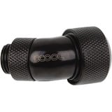 Alphacool 17409 pièce et accessoire pour systèmes de refroidissement d'ordinateurs Raccord, Connecteur Noir, Raccord, Laiton, Noir, 1/4", 45°, 23 mm