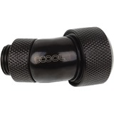 Alphacool 17409 pièce et accessoire pour systèmes de refroidissement d'ordinateurs Raccord, Connexion Noir, Raccord, Laiton, Noir, 1/4", 45°, 23 mm