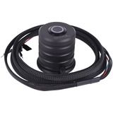 Alphacool 17434 Compartiment pour ordinateur Universel Bouton poussoir, Interrupteur Noir, Universel, Bouton poussoir, Aluminium, Noir, Rouge, LED