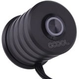 Alphacool 17434 Compartiment pour ordinateur Universel Bouton poussoir, Interrupteur Noir, Universel, Bouton poussoir, Aluminium, Noir, Rouge, LED