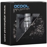 Alphacool 17456 pièce et accessoire pour systèmes de refroidissement d'ordinateurs Raccord Chrome, Raccord, Laiton, Argent, 1/4", 42 mm, 2,4 cm