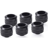 Alphacool 17477 pièce et accessoire pour systèmes de refroidissement d'ordinateurs Kit d'adaptation, Connexion Noir, Kit d'adaptation, Laiton, Noir, 1/4", 23 mm, 2,6 cm