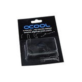 Alphacool 62371 pièce et accessoire pour systèmes de refroidissement d'ordinateurs, Connexion Noir, Laiton, Noir, 1/4", 90°, Mâle, 32 mm