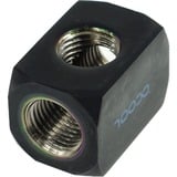 Alphacool 64207 pièce et accessoire pour systèmes de refroidissement d'ordinateurs, Connexions Noir, Laiton, Noir, 1/4", Femelle, 21 mm, 21 mm