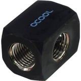 Alphacool 64207 pièce et accessoire pour systèmes de refroidissement d'ordinateurs, Connexions Noir, Laiton, Noir, 1/4", Femelle, 21 mm, 21 mm