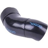 Alphacool Angled adaptor double 45° revolvable G1/4'', Connecteur Noir, Laiton, Noir, 18,1 mm, 25 mm