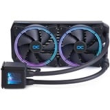 Alphacool Eisbaer Aurora 280 Processeur Refroidisseur de liquide tout-en-un 14 cm Noir 1 pièce(s), Watercooling Noir, Refroidisseur de liquide tout-en-un, 14 cm, 71 m³/h, Noir