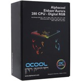 Alphacool Eisbaer Aurora 280 Processeur Refroidisseur de liquide tout-en-un 14 cm Noir 1 pièce(s), Watercooling Noir, Refroidisseur de liquide tout-en-un, 14 cm, 71 m³/h, Noir