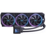 Alphacool Eisbaer Aurora 420 Processeur Refroidisseur de liquide tout-en-un 12 cm Noir 1 pièce(s), Watercooling Noir, Refroidisseur de liquide tout-en-un, 12 cm, 71 m³/h, Noir