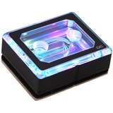 Alphacool Eisblock XPX Aurora Pro Bloc d'eau, Refroidisseur CPU Noir/transparent, Bloc d'eau, Acrylique, Laiton, Noir, Transparent, LGA 2011 (Socket R), LGA 2011-v3 (Socket R), LGA 2066, LGA3647-0 (Socket P0), Socket TR4, FCC, 79 mm