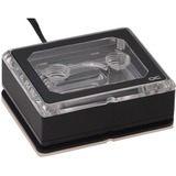 Alphacool Eisblock XPX Aurora Pro Bloc d'eau, Refroidisseur CPU Noir/transparent, Bloc d'eau, Acrylique, Laiton, Noir, Transparent, LGA 2011 (Socket R), LGA 2011-v3 (Socket R), LGA 2066, LGA3647-0 (Socket P0), Socket TR4, FCC, 79 mm