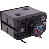 Alphacool Eisfach - Single Laing D5, Réservoir/Pompe Noir, Verre acrylique, Aluminium, Nylon, Polyoxyméthyléne (POM), Noir, 148 mm, 132 mm, 84,5 mm, 1 pièce(s)