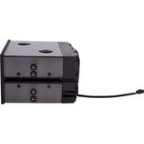 Alphacool Eisfach - Single Laing D5, Réservoir/Pompe Noir, Verre acrylique, Aluminium, Nylon, Polyoxyméthyléne (POM), Noir, 148 mm, 132 mm, 84,5 mm, 1 pièce(s)