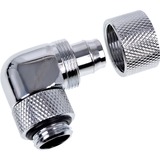 Alphacool Eiszapfen 13/10mm Compression fitting 90°, Connecteur Chrome, Pivotable
