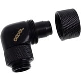 Alphacool Eiszapfen 13/10mm Compression fitting, Connecteur Noir, Pivotable