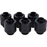 Alphacool Eiszapfen 13/10mm Compression fitting, Connexion Noir, 6 pièces