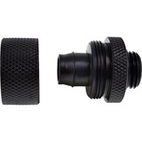 Alphacool Eiszapfen 16/10mm Compression fitting, Connexion Noir, Laiton, Noir, 22 mm, 22 mm, 27 mm, 100 g