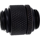 Alphacool Eiszapfen Double téton, Connexions Noir, Laiton, Noir, 18 mm, 18 mm, 22 mm, 10 g