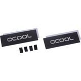 Alphacool HDX - M.2 SSD M01 Carte SIM Dissipateur thermique/Radiateur Noir Noir, Dissipateur thermique/Radiateur, Noir