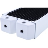 Alphacool NexXxoS UT60 Bloc radiateur Blanc/Noir, Bloc radiateur, Laiton, Cuivre, Acier, Blanc, 1/4", 1,5 bar, 14 cm