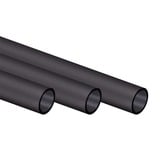 Corsair Hydro XT Hardline Satin 12 mm, Tube Noir (Mat), Tuyau, polyméthacrylate de méthyle (PMMA), Noir, 3 pièce(s)