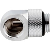 Corsair Hydro X Series 90° Rotary Adaptateur, Connexion Chrome, 2 pièces