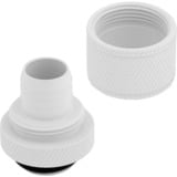 Corsair Hydro X Series XF Compression 10/13mm (3/8" / 1/2") ID/OD, Connexion Blanc, 4 pièces