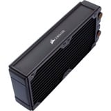 Corsair Hydro X Series XR7 240mm, Radiateur Noir, Bloc radiateur, Laiton, Cuivre, Noir, 1/4", 60 °C, 275 mm