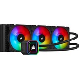 Corsair iCUE H150i Elite Capellix Liquid, Watercooling Noir, Connexion du ventilateur PWM à 4 pins