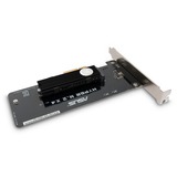 EKWB EK-M.2 NVMe Disque dur Dissipateur thermique/Radiateur Noir Noir, Dissipateur thermique/Radiateur, Noir
