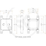 EKWB EK-Quantum Magnitude D-RGB - AM4 Nickel + Plexi, Refroidisseur CPU Argent/transparent