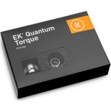 EKWB EK-Quantum Torque 6-Pack HDC 12 - Nickel Black, Connexion Argent