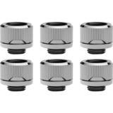 EKWB EK-Quantum Torque 6-Pack HDC 14 - Nickel, Connexion Argent