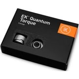 EKWB EK-Quantum Torque 6-Pack HDC 14 - Satin Titanium, Connexion Argent, 6 pièces