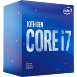 Intel® Core i7-10700F, 2,9 GHz ( 4,8 GHz Turbo Boost), Processeur "Comet Lake-S", processeur en boîte