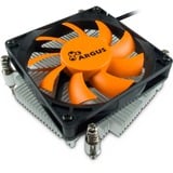 Inter-Tech Argus T-200 Processeur Refroidisseur 8 cm Noir, Orange, Refroidisseur CPU Refroidisseur, 8 cm, 600 tr/min, 1800 tr/min, 26 dB, 30,58 m³/h