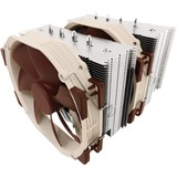 Noctua NH-D15 SE-AM4, Refroidisseur CPU Marron/Beige, Connecteur PWM à 4 broches pour le ventilateur