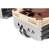 Noctua NH-L9X65 SE-AM4 système de refroidissement d’ordinateur Processeur Refroidisseur Beige, Marron, Acier inoxydable, Refroidisseur CPU Refroidisseur, 600 tr/min, 2500 tr/min, 23,6 dB, 57,5 m³/h, Beige, Marron, Acier inoxydable