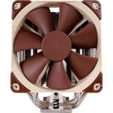 Noctua NH-U12S SE-AM4 système de refroidissement d’ordinateur Processeur Refroidisseur Beige, Marron, Acier inoxydable, Refroidisseur CPU Refroidisseur, 300 tr/min, 1500 tr/min, 22,4 dB, 93,4 m³/h, Beige, Marron, Acier inoxydable